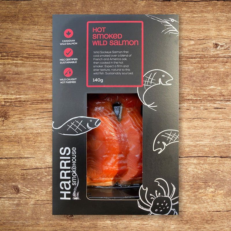 Hot Smoked Wild Salmon 140g